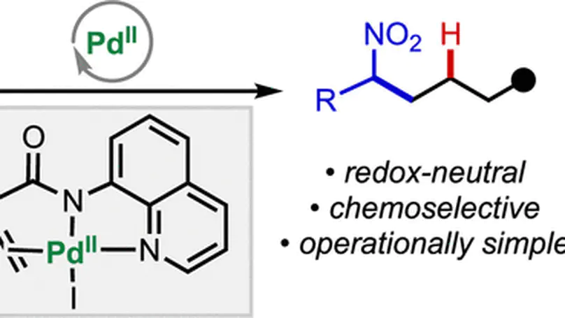 Catalytic Addition of Nitroalkanes to Unactivated Alkenes via Directed Carbopalladation